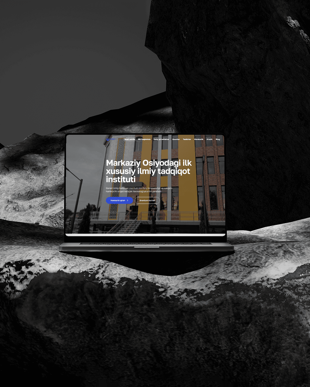 Qanot IT Institute — website and academic management system