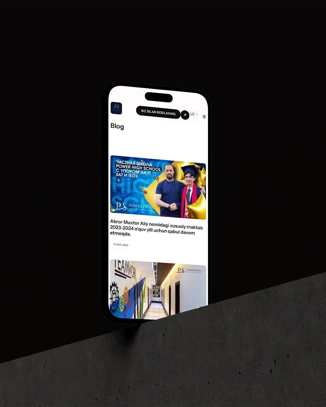 Power High School — Abror Mukhtoraliy education brand — 2