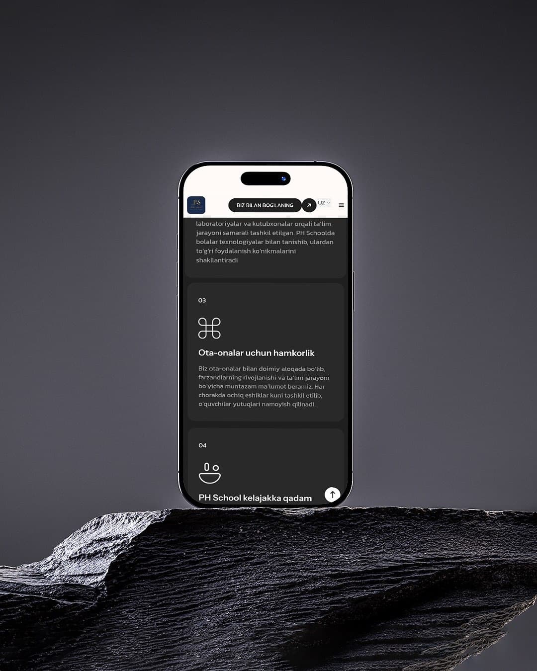 Power High School — Abror Mukhtoraliy education brand — 3